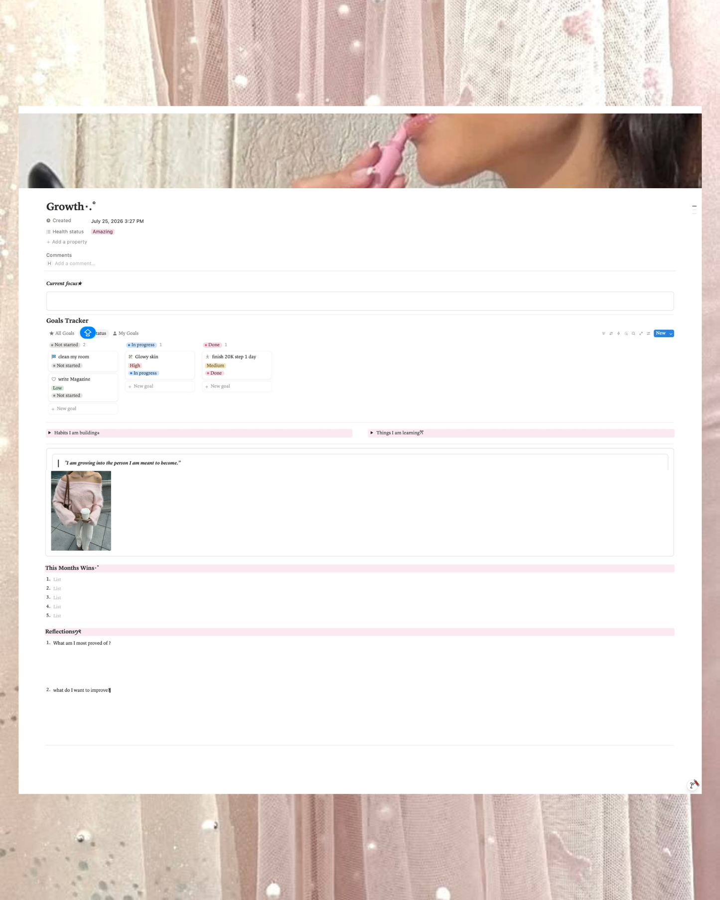 2026 ♡Life Notion Planner