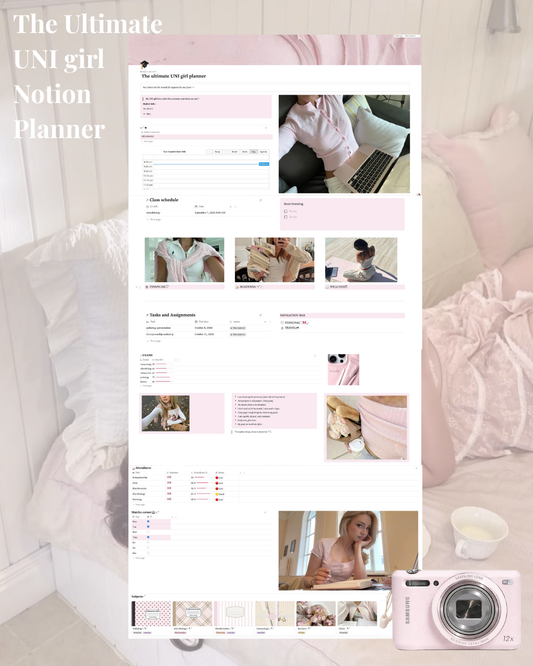 The Ultimate UNI girl Notion Planner ♡