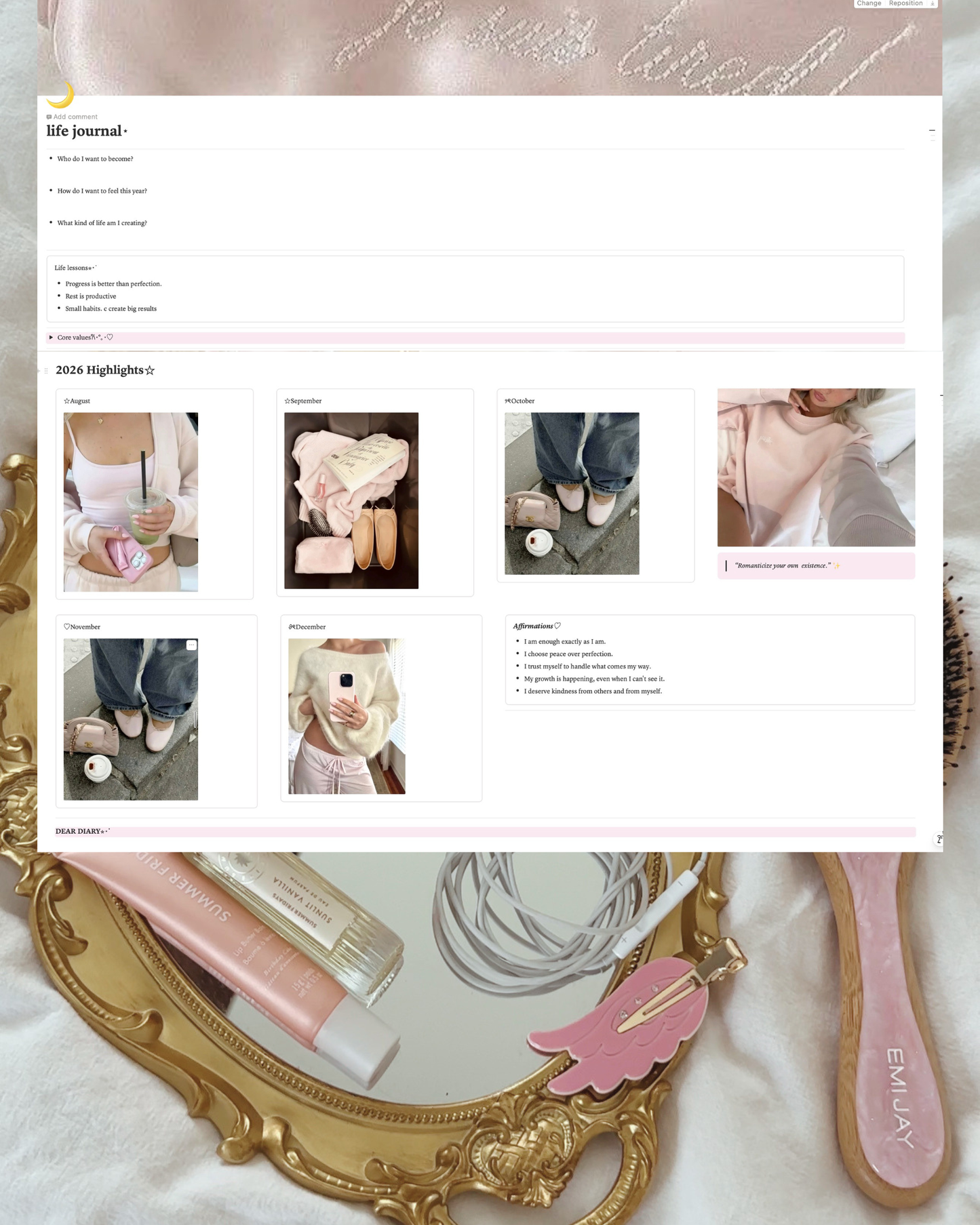 2026 ♡Life Notion Planner