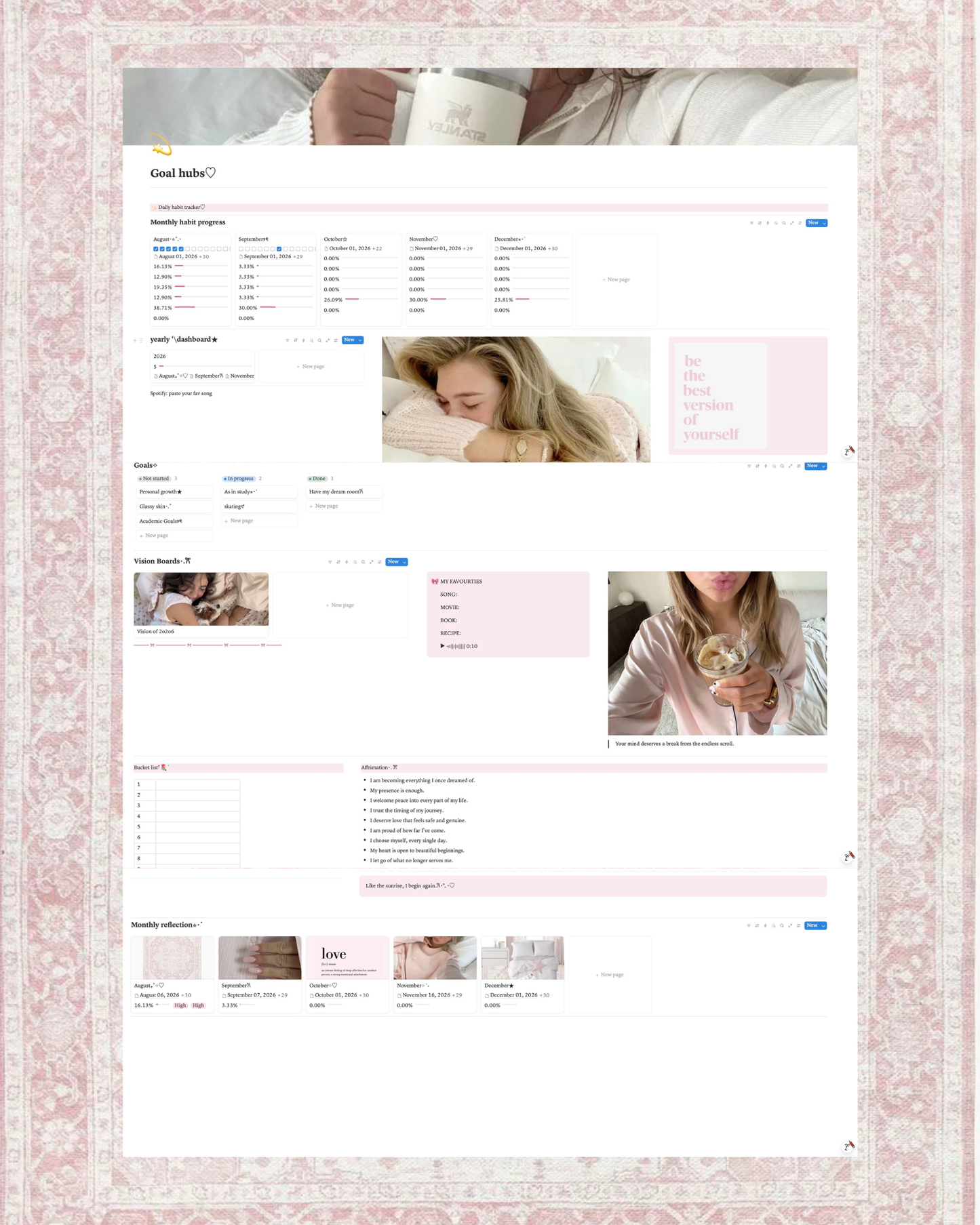 2026 ♡Life Notion Planner
